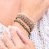 Noir x Or | Bracelet Maillons Catena